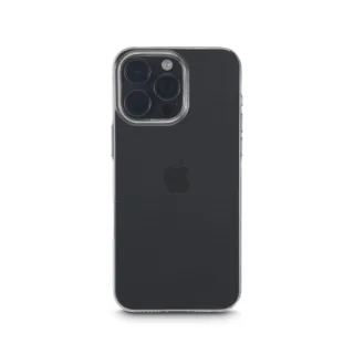 Hama Always Clear Funda para iPhone 16 Pro - Antideslizante - Especial Antiamarilleo - Poliuretano Termoplastico - Bordes Elevados - Color Transparente