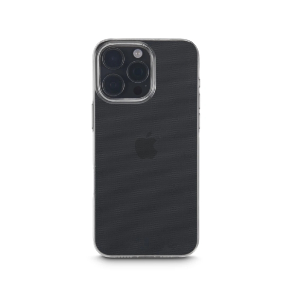 Hama Always Clear Funda para iPhone 16 Pro - Antideslizante - Especial Antiamarilleo - Poliuretano Termoplastico - Bordes Elevados - Color Transparente