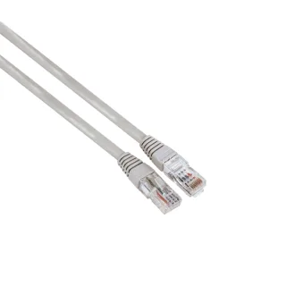 Hama Entry Cable de Red UTP RJ45 Cat-5e - Longitud 3m- Velocidad hasta 1Gbps - Color Gris