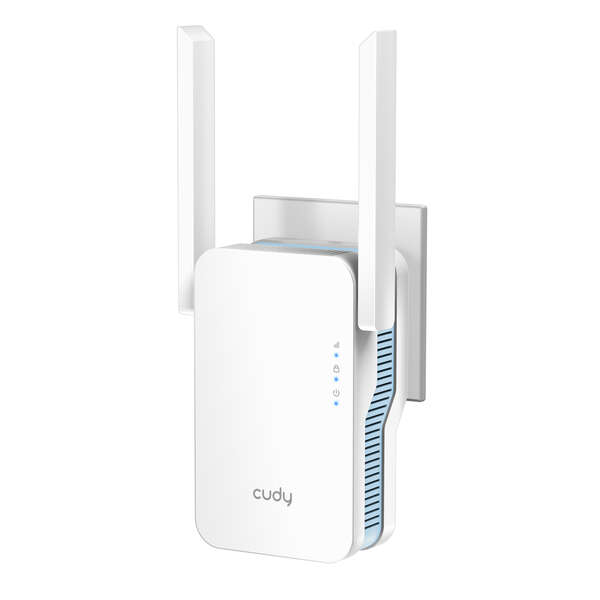 Cudy RE1200 Extensor de Rango AC1200 Doble Banda - Hasta 867Mbps - Boton WPS - 2 Antenas Externas