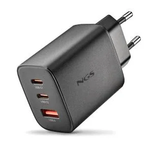 NGS CARGADOR GAN ULTRARAPIDO 65W USB-C+ USB-A