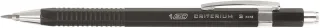 Bic Criterium Portaminas 2mm HB con Goma - Punta Retractil - Clip Metalico - Cuerpo de Color Negro · Pack de 12 uds.