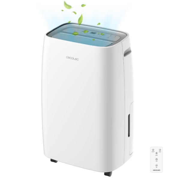 Cecotec BigDry 10000 Expert Connected Deshumidificador - WiFi Remoto - Deposito Extraible de 6L - Funcion Secado de Ropa - Temporizador 24h - Aviso por Deposito Lleno - Humedad de 30 a 90% -