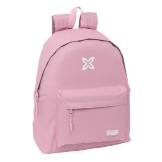Safta Munich Basicos Mochila - Bolsillo Frontal - Hombreras Acolchadas - Espalda Acolchada - Doble Tirador - Asa Superior - 20.8L - 330x150x420mm - Color Rosa