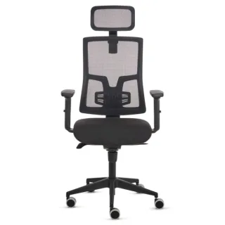 Fellowes Silla Ergonómica Eleganza Plus Negra