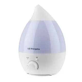 Orbegozo HU 2028 Humidificador Ultrasonico - Purifica el Aire y Combate Infecciones - Potente y Silencioso - Vapor Frio - Bandeja para Aceite Aromatico - Luces de Colores - Eficiente y Sofis