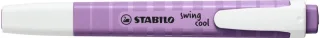 Stabilo Swing Cool Naturecolors Wildflower Marcador Fluorescente - Cuerpo Plano - Punta Biselada - Trazo entre 1 y 4mm - Tinta con Base de Agua - Antisecado - Color Lila Grisaceo · Pack de 1