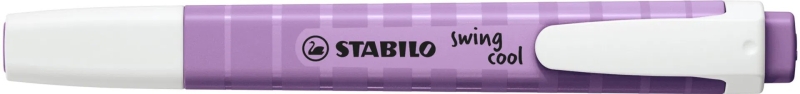 Stabilo Swing Cool Naturecolors Wildflower Marcador Fluorescente - Cuerpo Plano - Punta Biselada - Trazo entre 1 y 4mm - Tinta con Base de Agua - Antisecado - Color Lila Grisaceo · Pack de 1