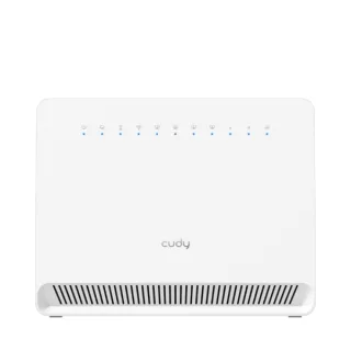Cudy Router Gigabit WiFi 4G LTE Cat 6 AC1200 - Velocidad hasta 1000Mbps - 4 Puertos - Antenas Internas - 1 Ranura Nano SIM - Cat 6 - Color Blanco