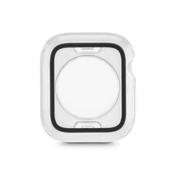 Hama Essential Protector de Pantalla para Apple Watch - 44mm - Vidrio de Seguridad - Proteccion 360º - Color Transparente