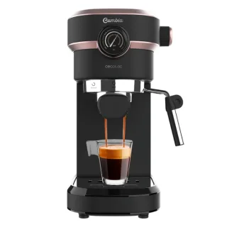 Cecotec Cafelizzia 890 Rose Pro Cafetera Espresso - 1350W - Presion de 20Bar - Manometro - Vaporizador Orientable - Deposito 1.1L Extraible - Funcion de Agua Caliente para Infusiones - Color