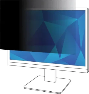 3M Filtro de Privacidad para Pantalla de 32" - Vision Lateral Oscurecida desde 60º - Ayuda a Reducir la Luz Azul