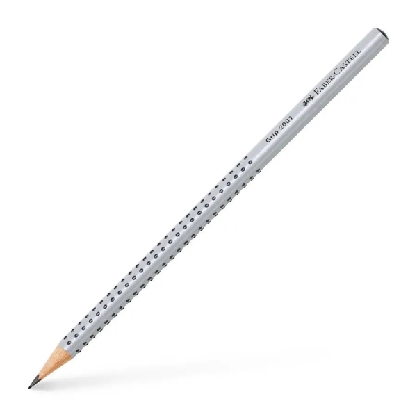Faber-Castell Grip 2001 Lapiz de Grafito HB - Zona de Agarre Seguro y Antideslizante - Ecologico · Pack de 12 uds.