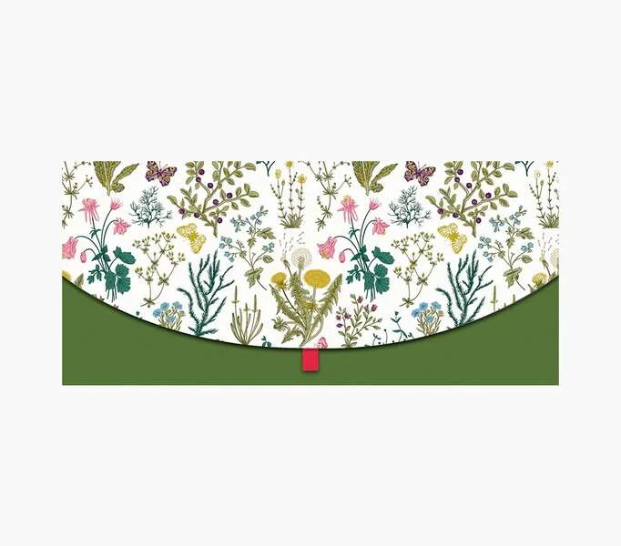 Pictura Tarjeta Money Cards - Formato Horizontal - Tematica de Flores - 21.3x9.6cm - Embolsada Individualmente - Incluye Sobre Blanco - Papel con Certificacion FSC