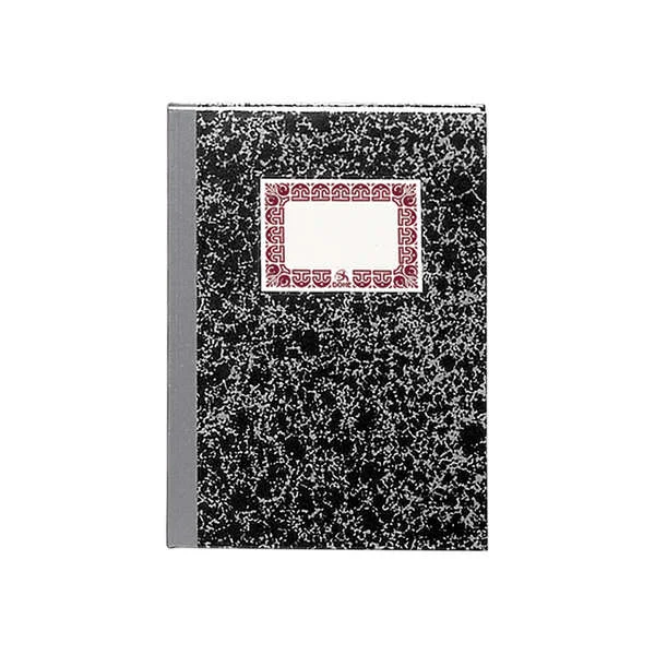 Dohe Cuaderno Cartone Modelo Indice de 80 Hojas - Cuarto Natural - Tapa en Tres Piezas con Lomera de Tela - Interior en Papel Offset de 70g/m2 - Cosidos a Hilo Vegetal - Lomo Gris