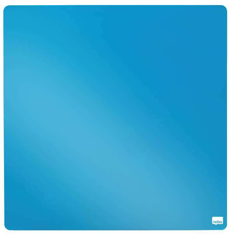 Nobo Tile Mini Pizarra Magnetica 360x360mm - Sin Marco - Borrado en Seco - Azul