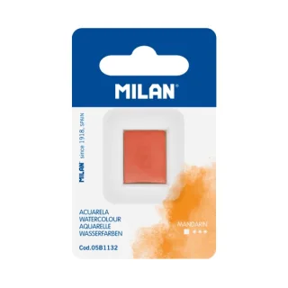 Milan Art Acuarela de Recambio - Medio Godet - Color Naranja