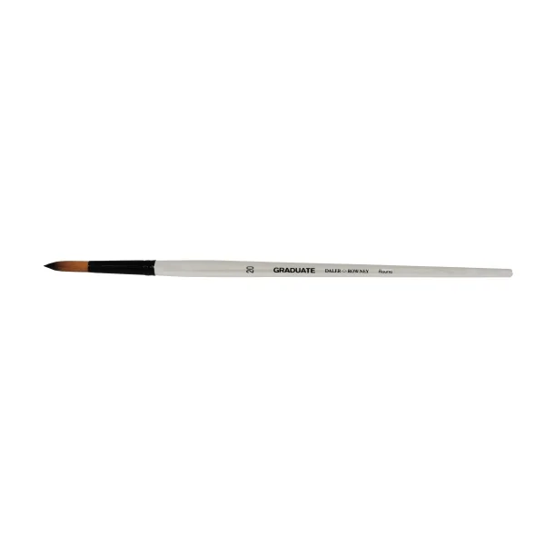 Daler Rowney Graduate Pincel Multitecnica - Pelo Sintetico - Mango Largo - Redondo, Nº20