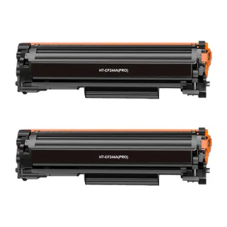 Generico HP CF244A Negro Pack de 2 Cartuchos de Toner Genericos - Reemplaza 44A