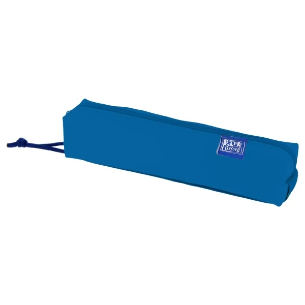 Oxford Kangoo Live and Go Estuche Cuadrado Compacto - Goma Elastica para Cuadernos - 22x4x4cm - Color Azul Marino