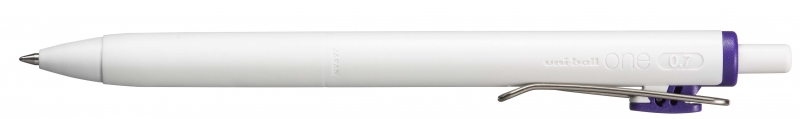 Uni-ball ONE UMN-S-07 Boligrafo de Tinta Liquida - Punta de Bola 0.7mm - Escritura Ultra Fluida - Agarre Suave y Comodo - Color Azul Real · Pack de 12 uds.