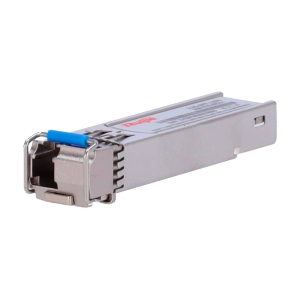 Ruijie 2.5G-SFP-LX03-SM1310-BIDI-I Modulo Transceptor SFP - Fibra Optica hasta 3km - Velocidad hasta 2.5Gbps - Bidireccional - Transmision a 1550nm y Recepcion a 1310nm - Color Acero