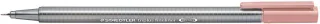 Staedtler Triplus Fineliner 334 Rotulador de Punta Fina - Trazo de 0.3mm - Tinta Base de Agua - Color Rosa Antiguo · Pack de 10 uds.