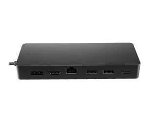 HP Hub Multipuerto USB-C 7 en 1 - 2 Puertos USB-A + 2 Puertos USB-C + 1 Display Port + 1 HDMI + 1 RJ45 - Plug & Play