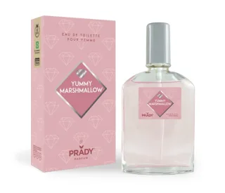 Prady Colonia de Mujer Yummy Marshmallow - Frasco de 90 ml - Spray Pulverizador
