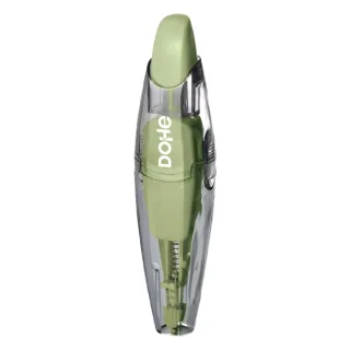 Dohe Colour Vibes Cinta Correctora - 5mm x 6m - Pulsador Retractil - Recargable - Cuerpo Ergonomico - Color Verde · Pack de 10 uds.