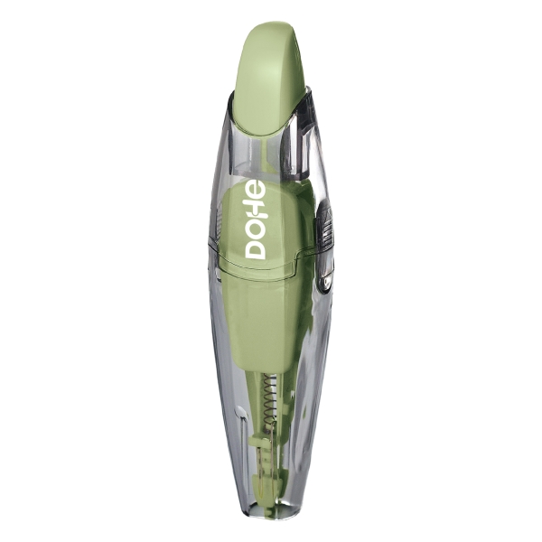 Dohe Colour Vibes Cinta Correctora - 5mm x 6m - Pulsador Retractil - Recargable - Cuerpo Ergonomico - Color Verde · Pack de 10 uds.