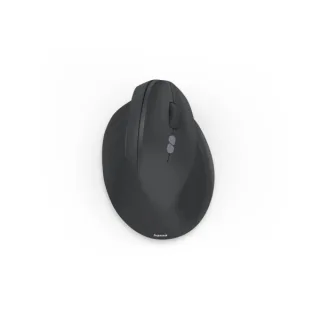 Hama EWM-500R Raton Optico Vertical Inalambrico para Diestros 1600dpi - Ergonomico - 7 Botones - Rango 10m - Silencioso - 7.1x8.6x11.5cm - Color Negro