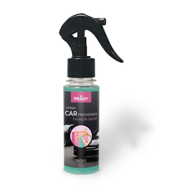 Prady Ambientador Coche Fashion Shop - Frasco de 100 ml - Spray Pulverizador