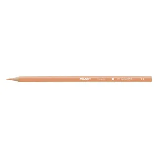 Milan Unicolor Lapices de Color Rosa Palido - Triangular - Color Rosa Palido · Pack de 12 uds.