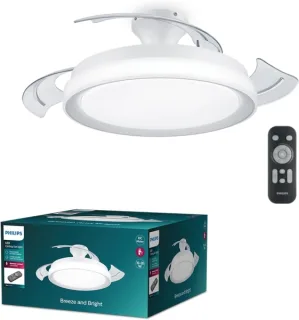 PHILIPS Ventilador techo Luz Bilss106c 28+35W Bl B