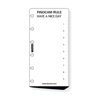 Finocam C359 Regla para Agendas Classic - Formato 603 - 60x135mm - Color Blanco
