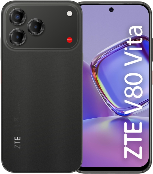 ZTE Blade V80 Vita Smartphone Pantalla 6,75" - 4 GB RAM - 256 GB - 120 Hz - Camara 50 MP - Bateria 5000 mAh - Color Negro