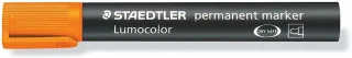 Staedtler Lumocolor 352 Rotulador Permanente - Punta Redonda - Trazo 2mm Aprox - Capuchon con Clip - Secado Rapido - Color Naranja · Pack de 10 uds.