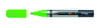Lyra Mark All Rotulador Permanente - Multisuperficie - Punta Redonda - 2mm - Color Verde Neon · Pack de 6 uds.