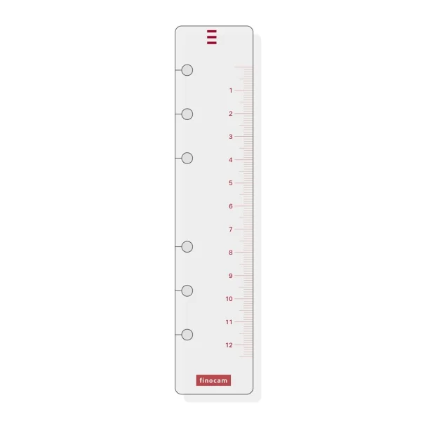 Finocam R460 Regla para Agendas Open - Formato 400 - 30x152mm - Color Blanco