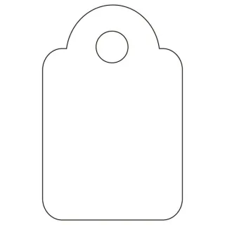 Apli Etiquetas Colgantes Blancas 13 x 20mm 200 U.
