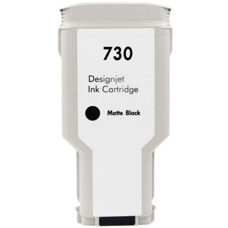 Generico HP 730 Negro Mate Cartucho de Tinta - Reemplaza P2V71A/P2V65A