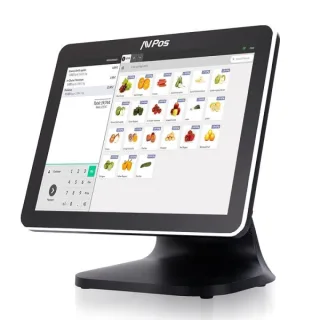 AVPos TPV K5000 Aluminio 15 Tactil - i7 - 8gb Memoria - SSD 128gb - VGA y HDMI - Color Negro