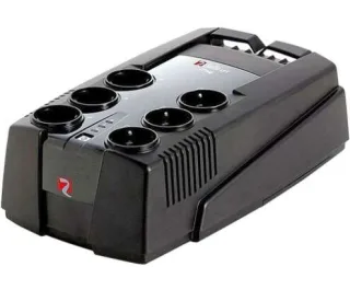Riello i-Plug SAI 60-600 VA / 360W Offline - USB 2.0, 6x Shucko + 2x IEC