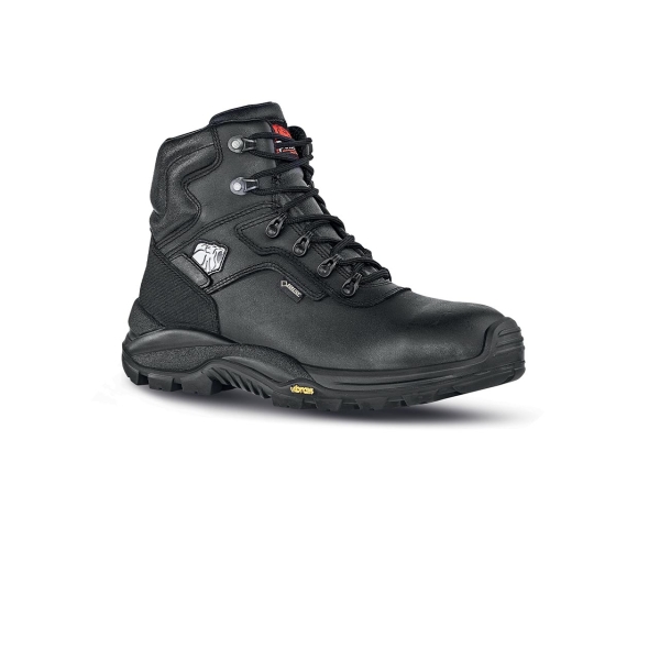 Upower Drop GTX S Calzado de Seguridad Botines - Talla 38 - Piel Flor Suave, Impermeables, Transpirables, Puntera Composite, Antiperforacion, Suela Antideslizante, Proteccion S7S CI HI HRO F
