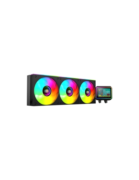 Mars Gaming ML-VISIONII360 Kit de Refrigeracion Liquida - Potencia 600W - Pantalla IPS 2.8" - Iluminacion ARGB - Bomba Opti-Chamber - Color Negro