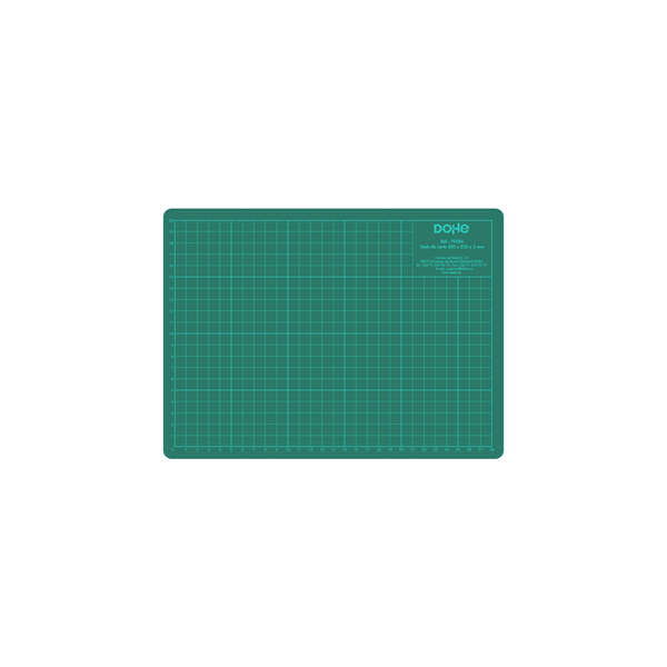 Dohe Plancha de Corte PVC 3mm A4 - Superficie Autocicatrizante - Cuadricula Impresa Metrica
