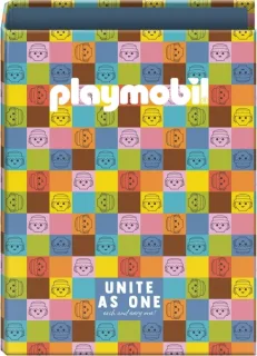 Dohe Playmobil Unite as One Carpeta de 4 Anillas Mixtas de 40mm - Formato Folio - Cubierta en Carton Forrado Plastificado