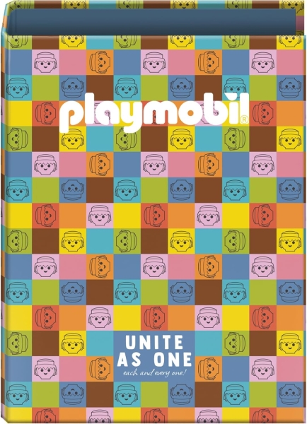 Dohe Playmobil Unite as One Carpeta de 4 Anillas Mixtas de 40mm - Formato Folio - Cubierta en Carton Forrado Plastificado