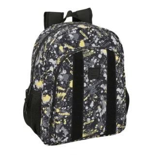 Safta Graffiti Splash Mochila - Adaptable a Carro - Bolsillos Laterales - Doble Tirador - Ergonomia Acolchada - Bolsillo Frontal - Asa Superior - 15L - 320x120x380mm - Multicolor